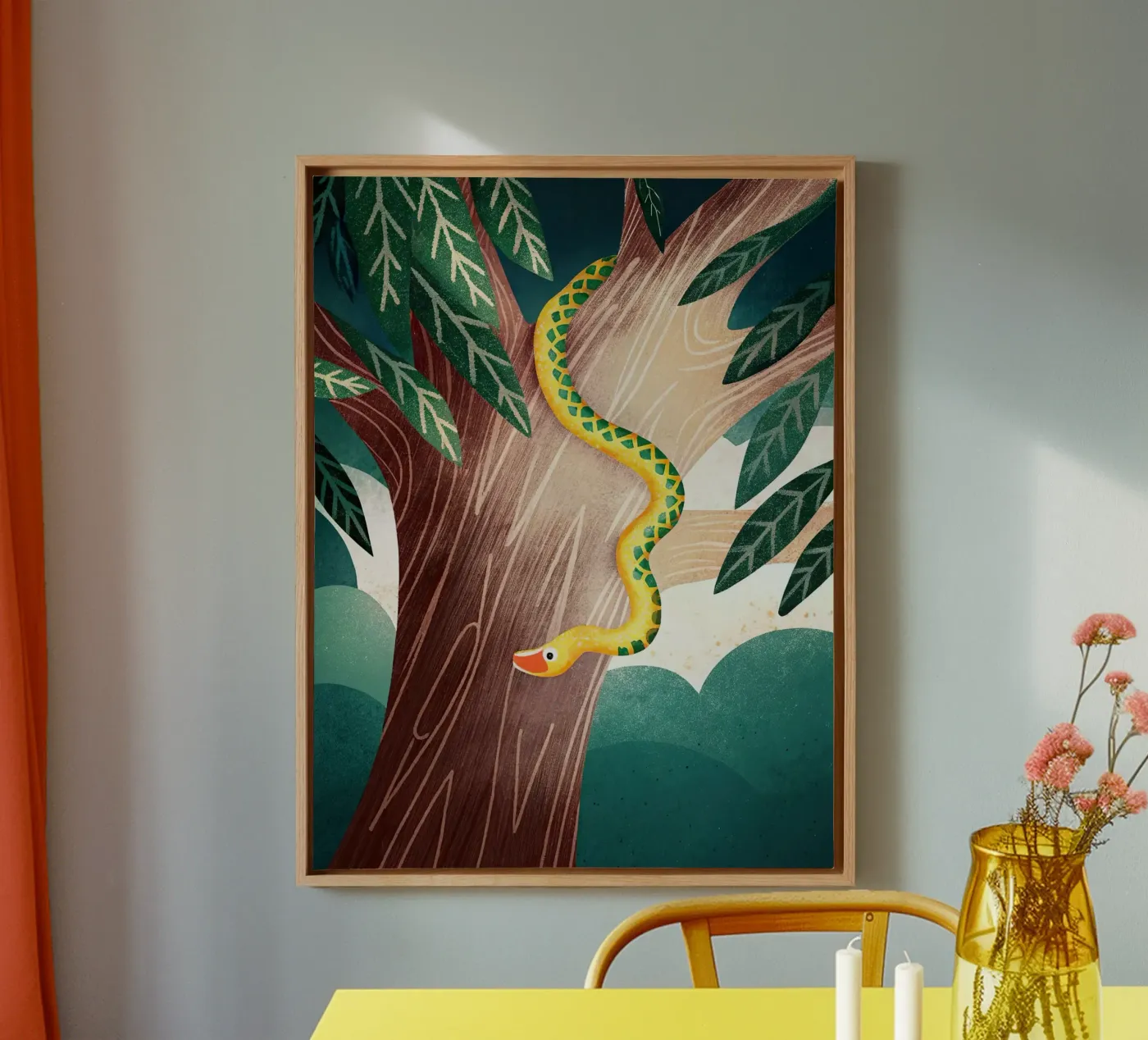 Il serpente tela da 🐹 BABY ART PRINTS
