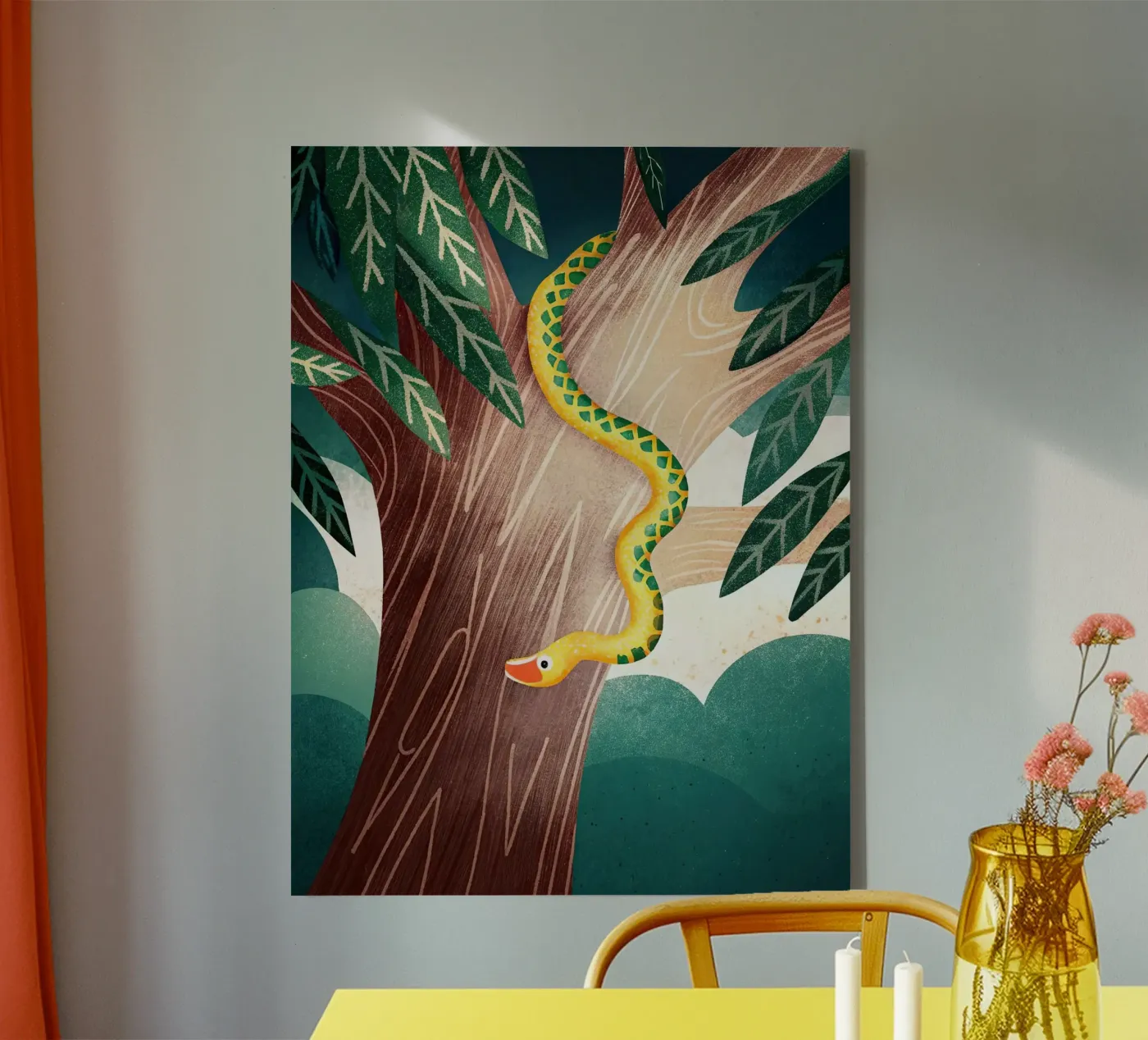 Il serpente tela da 🐹 BABY ART PRINTS