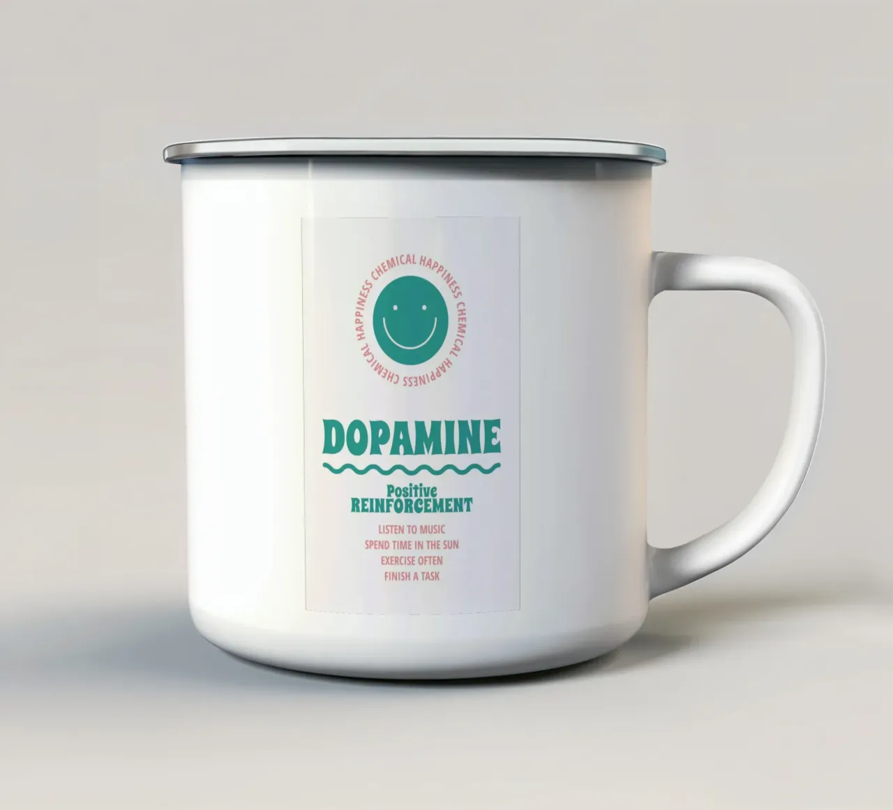 Dopamine tazza in smalto da Studio One