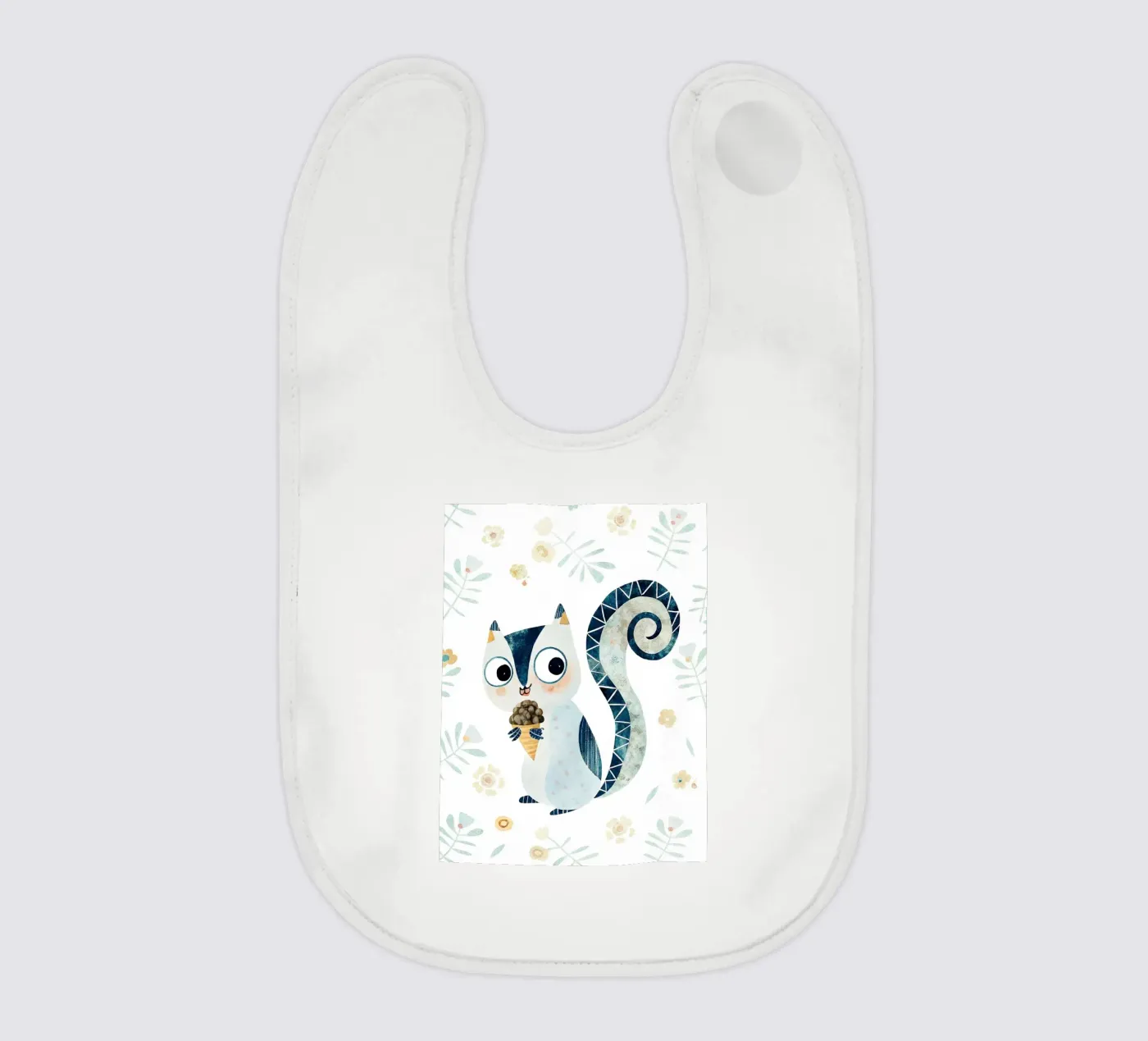 the squirrel Babylätzchen von 🐹 BABY ART PRINTS