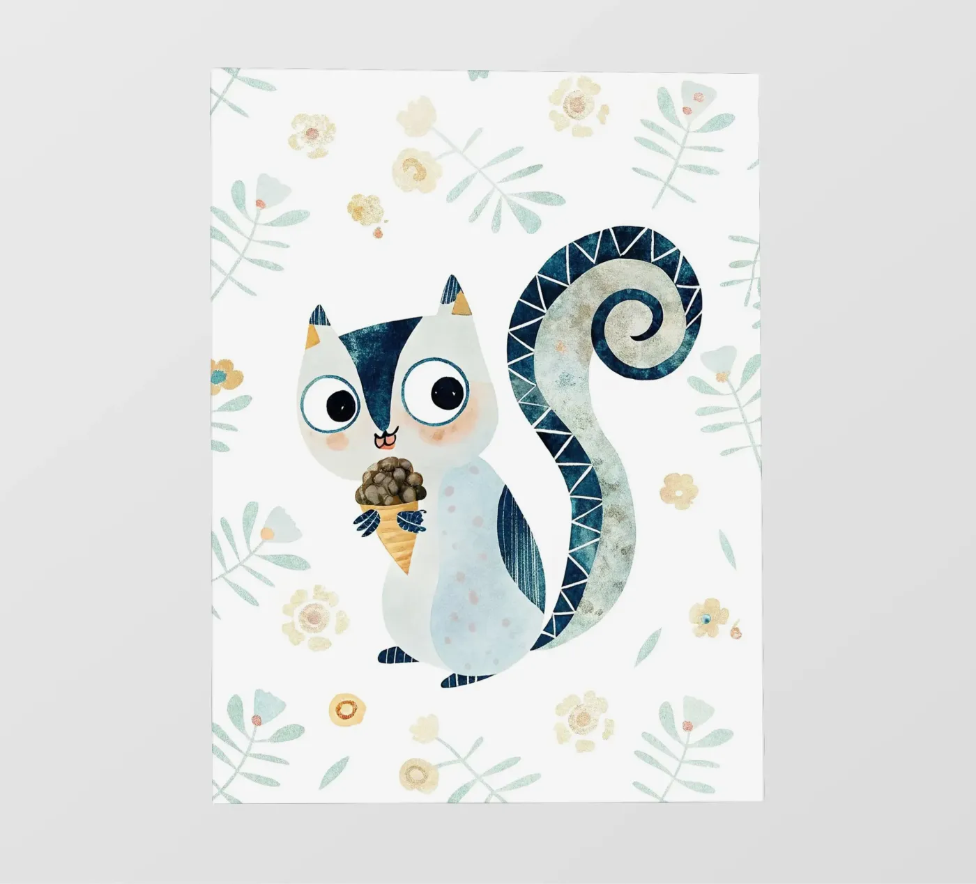 lo scoiattolo pellicola backlit da 🐹 BABY ART PRINTS