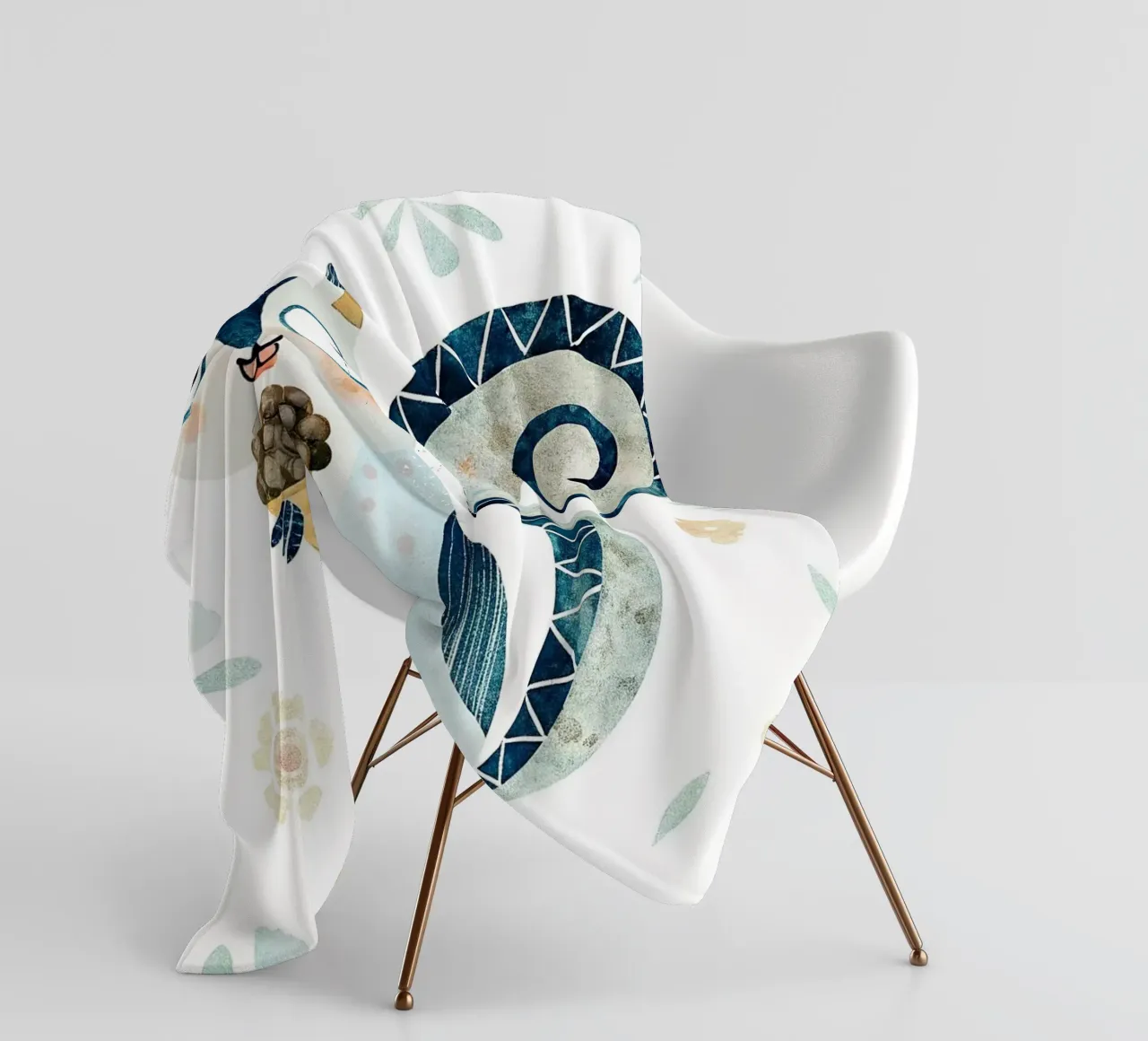 das Eichhörnchen Fleecedecke von 🐹 BABY ART PRINTS