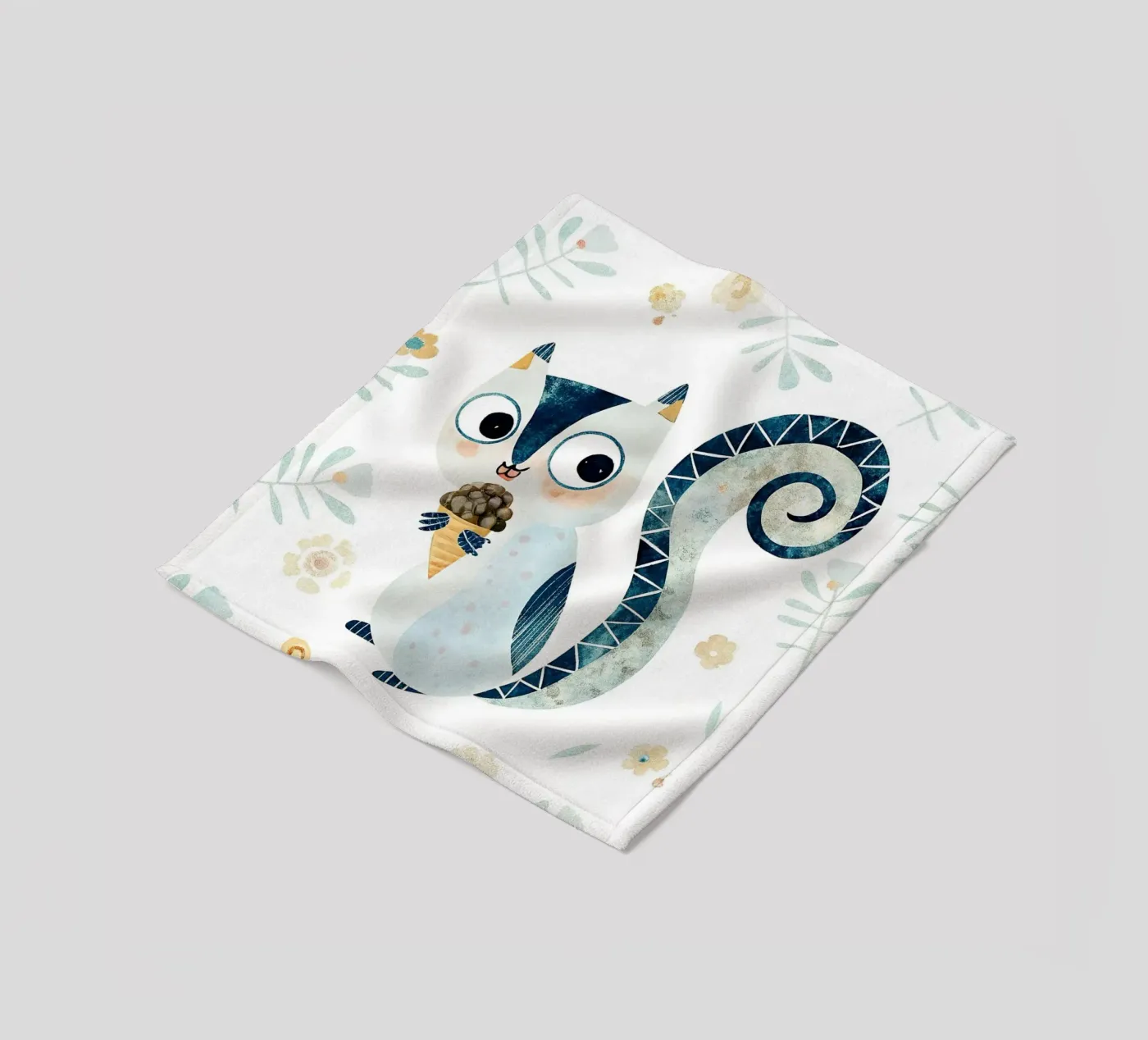 the squirrel coperta in pile da 🐹 BABY ART PRINTS