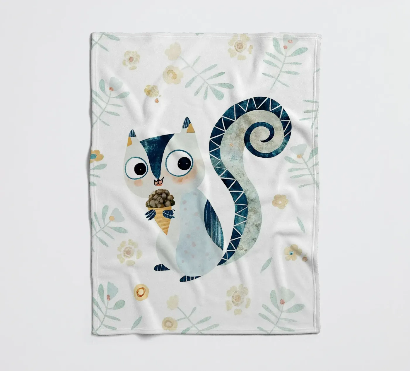 the squirrel coperta in pile da 🐹 BABY ART PRINTS