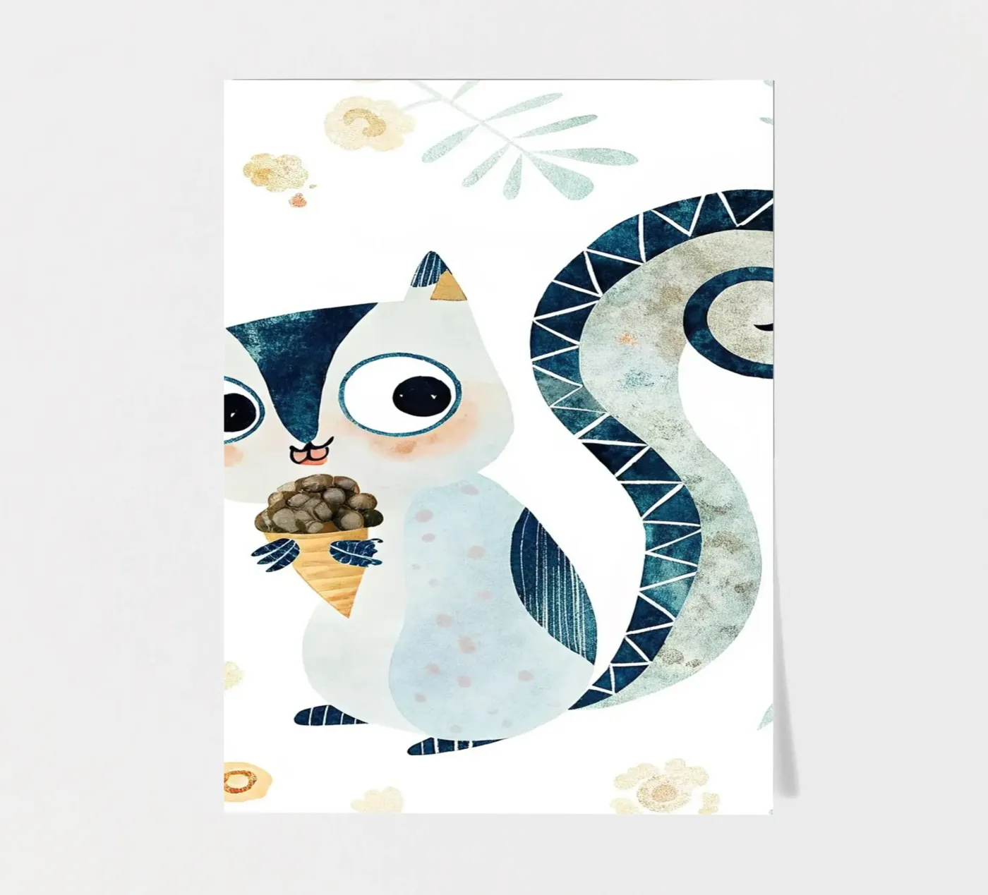 the squirrel sticker sheet by 🐹 BABY ART PRINTS