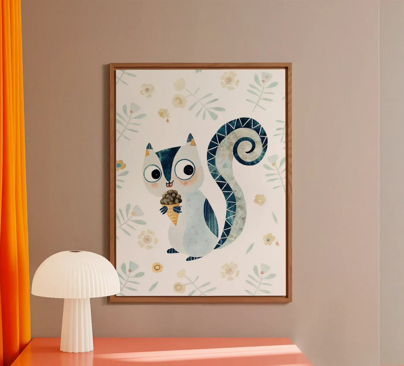 the squirrel forex plate by 🐹 BABY ART PRINTS