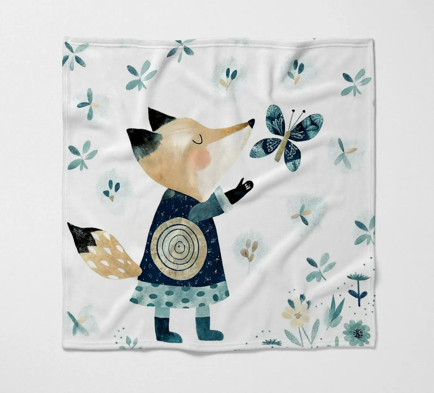 das Eichhörnchen Fleecedecke von 🐹 BABY ART PRINTS