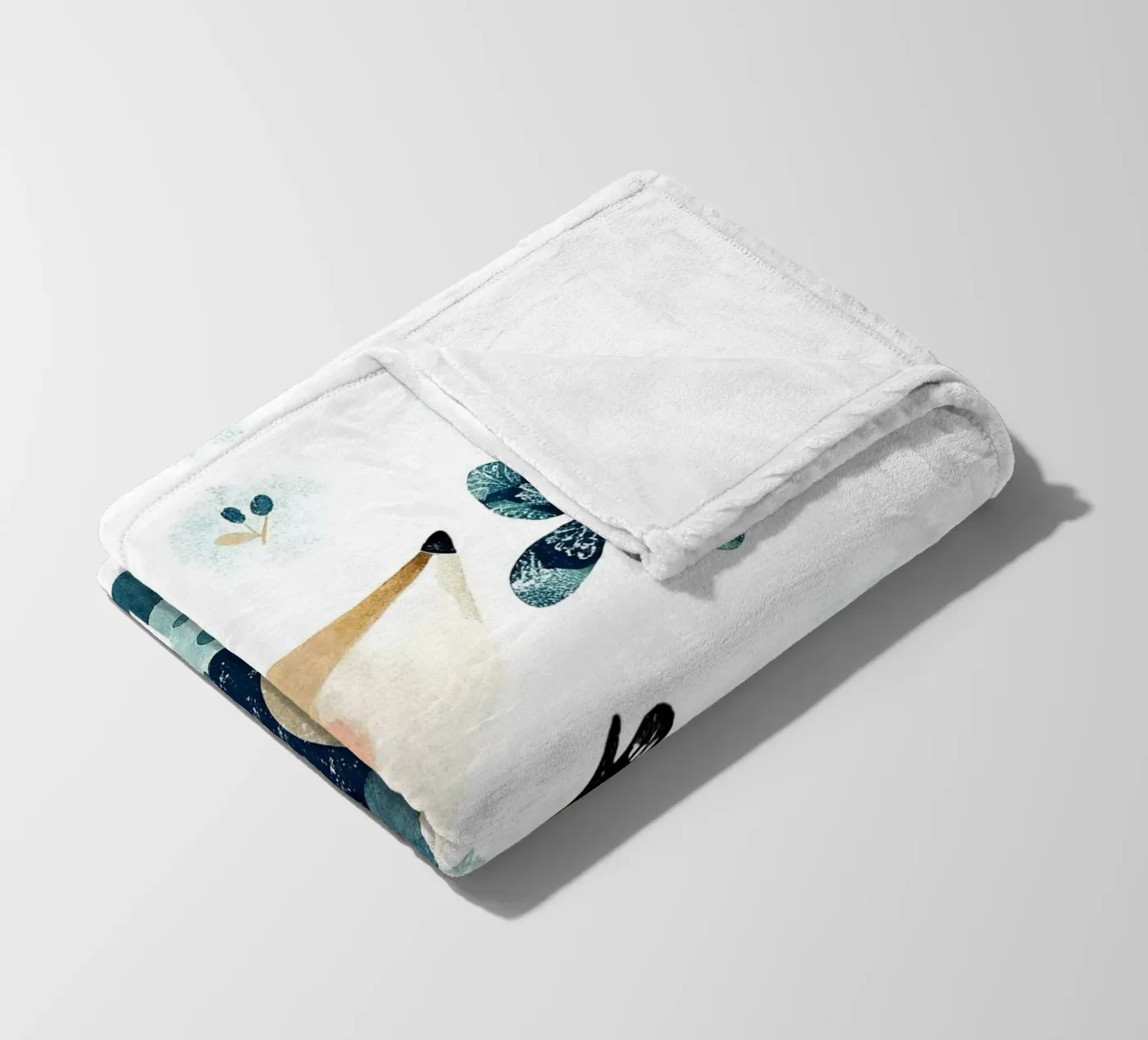 das Eichhörnchen Fleecedecke von 🐹 BABY ART PRINTS