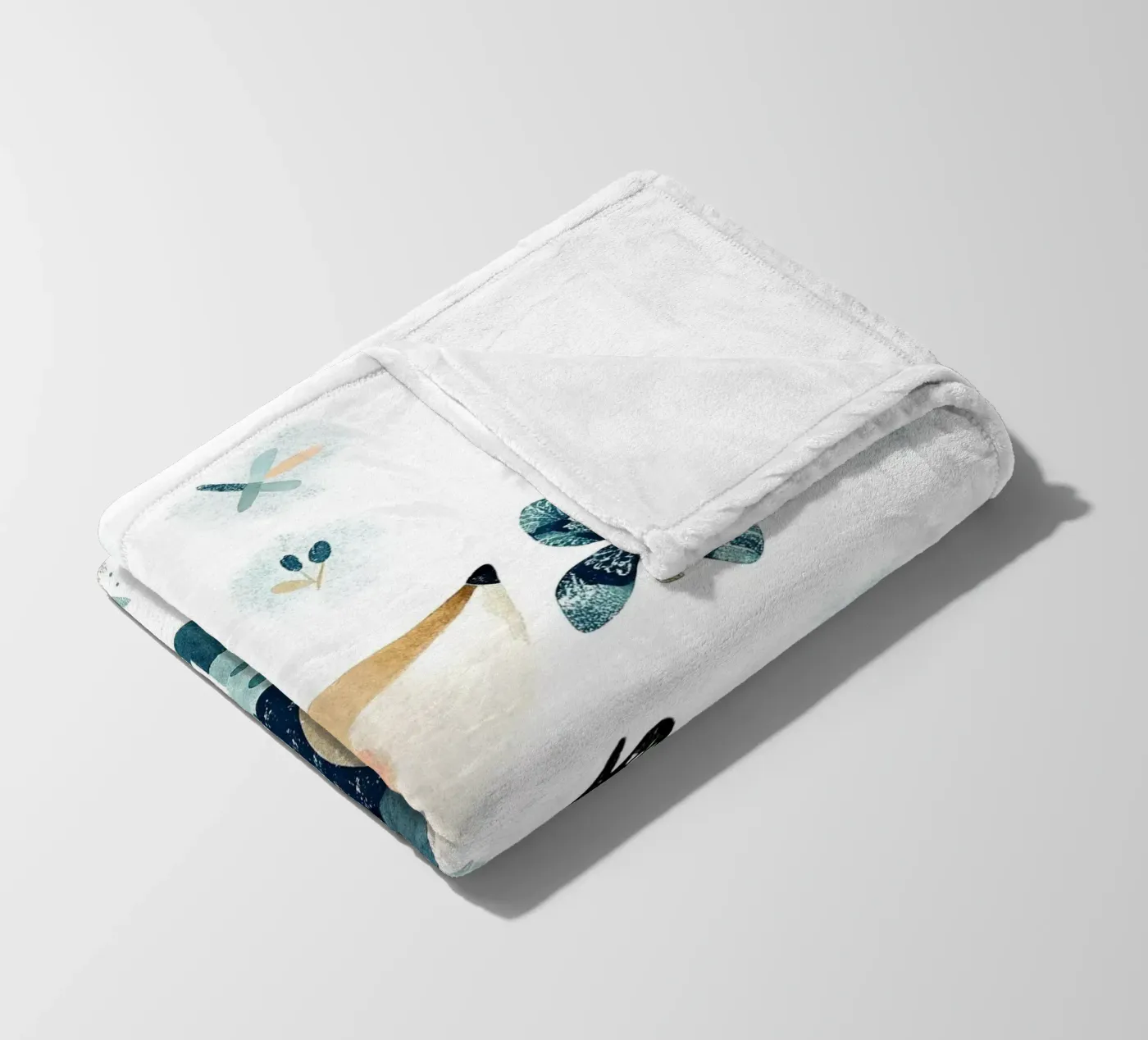 das Eichhörnchen Fleecedecke von 🐹 BABY ART PRINTS