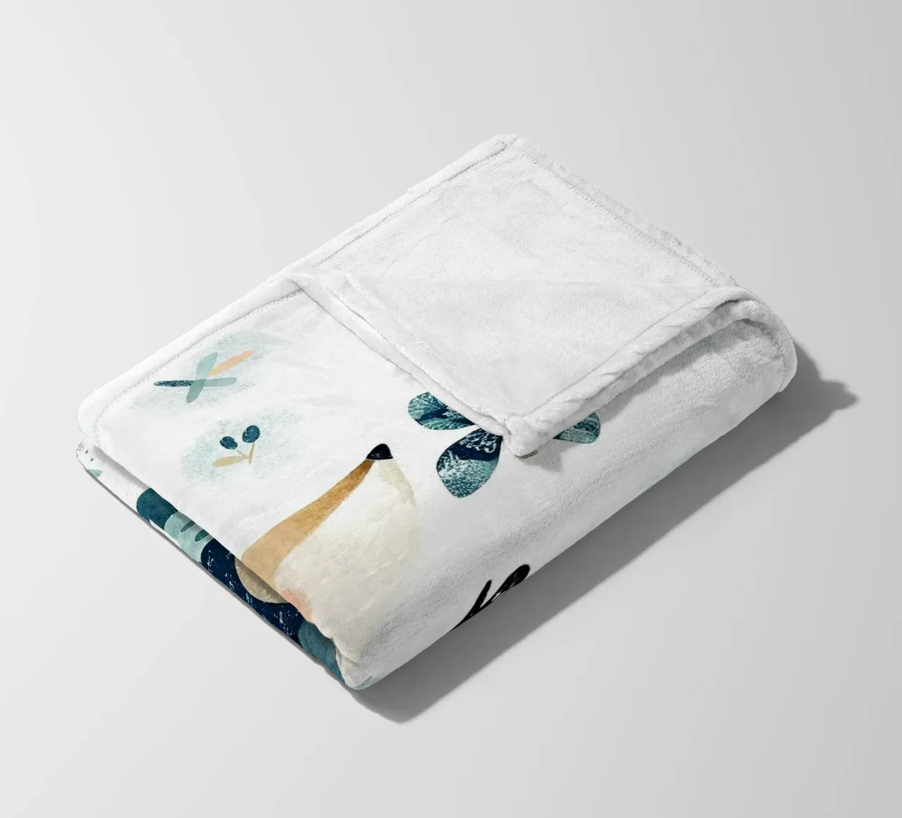 das Eichhörnchen Fleecedecke von 🐹 BABY ART PRINTS