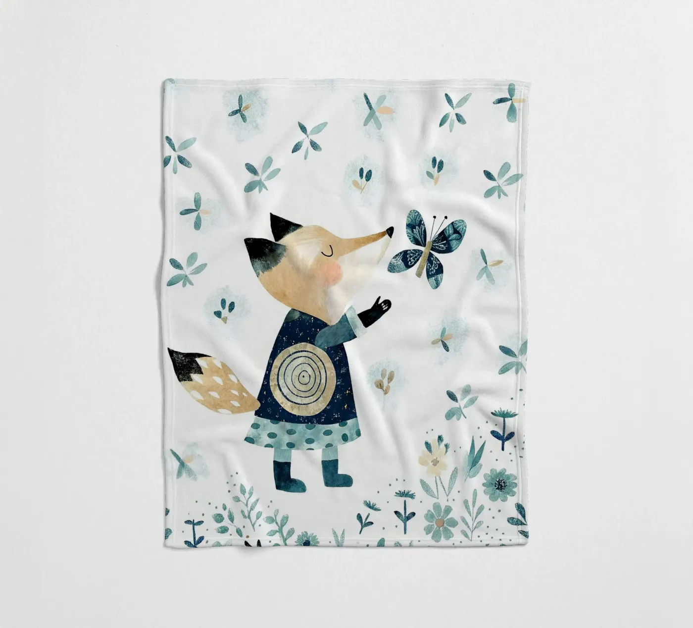 das Eichhörnchen Fleecedecke von 🐹 BABY ART PRINTS