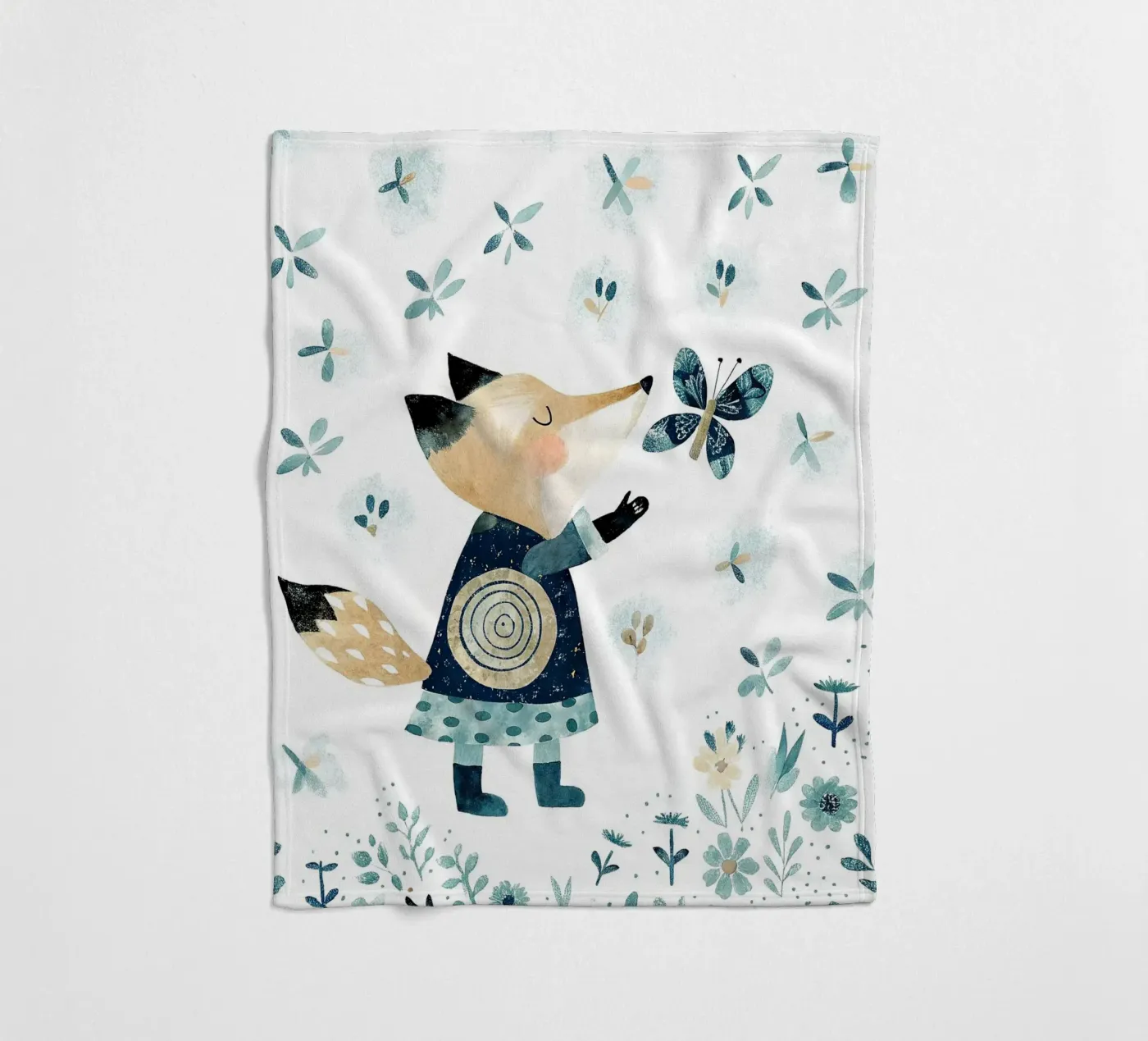 de eekhoorn fleecedeken van 🐹 BABY ART PRINTS