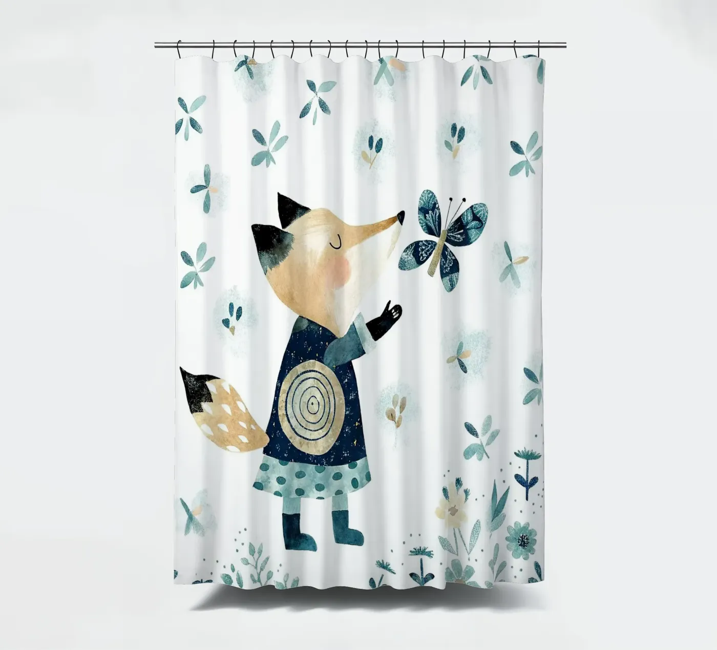the squirrel Duschvorhang von 🐹 BABY ART PRINTS