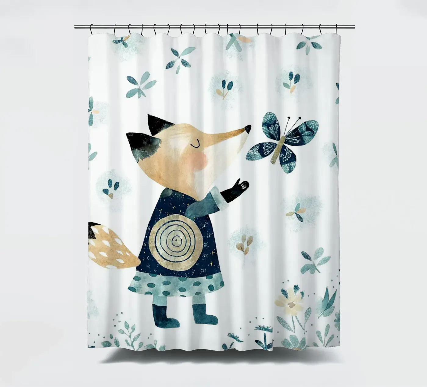 the squirrel Duschvorhang von 🐹 BABY ART PRINTS