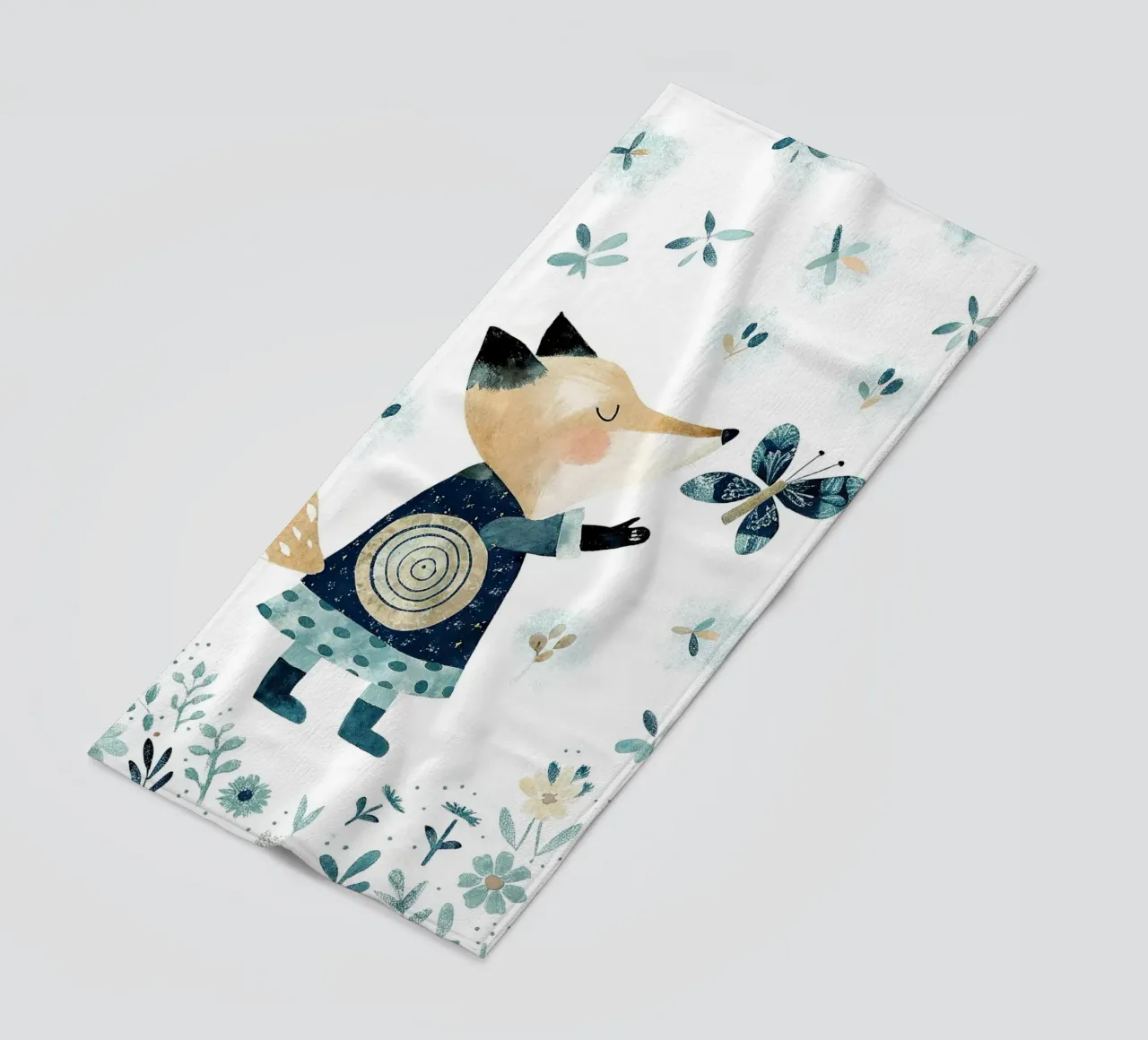 the squirrel beach towel by 🐹 BABY ART PRINTS