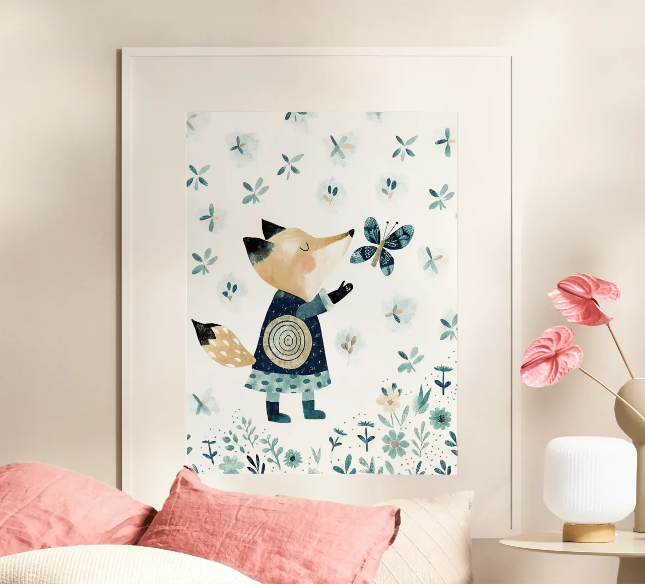 the squirrel poster by 🐹 BABY ART PRINTS