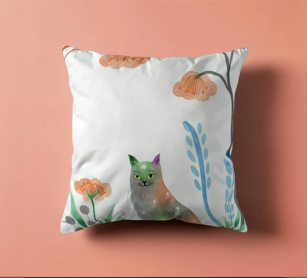Il gatto cuscino da 🐹 BABY ART PRINTS