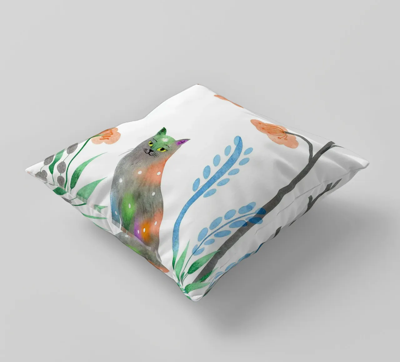 Il gatto cuscino da 🐹 BABY ART PRINTS