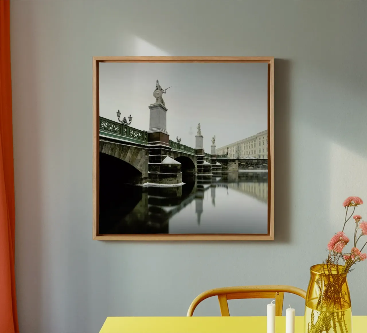 Schlossbrücke | Berlin 2021 canvas with Floater frame by Håggard Photography | Ronny Behnert