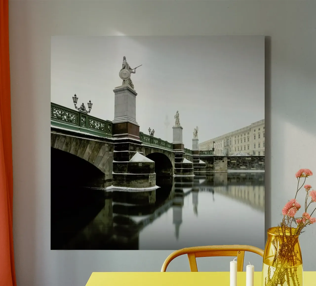 Schlossbrücke | Berlin 2021 canvas with Floater frame by Håggard Photography | Ronny Behnert