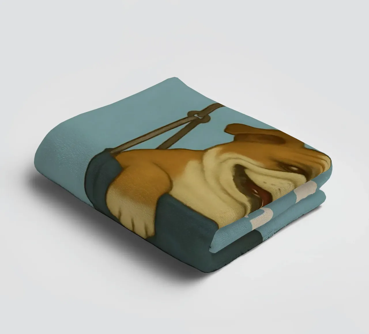 Meme divertente sul bulldog inglese asciugamano da bagno da Funny Humor Art