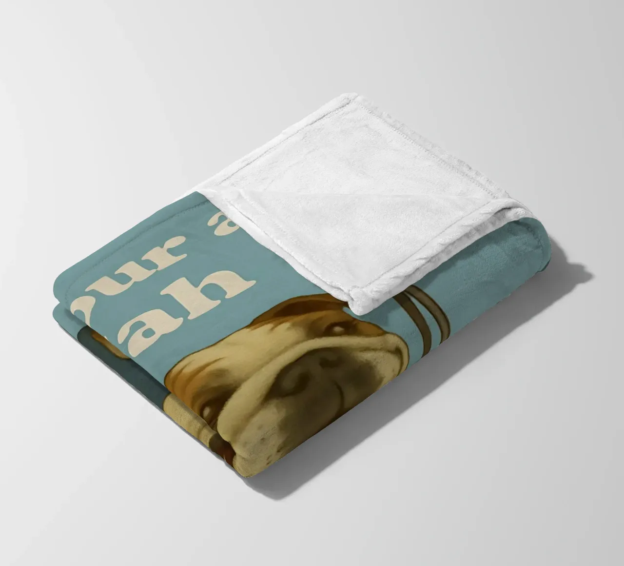 Funny English Bulldog Meme fleece blanket by Funny Humor Art