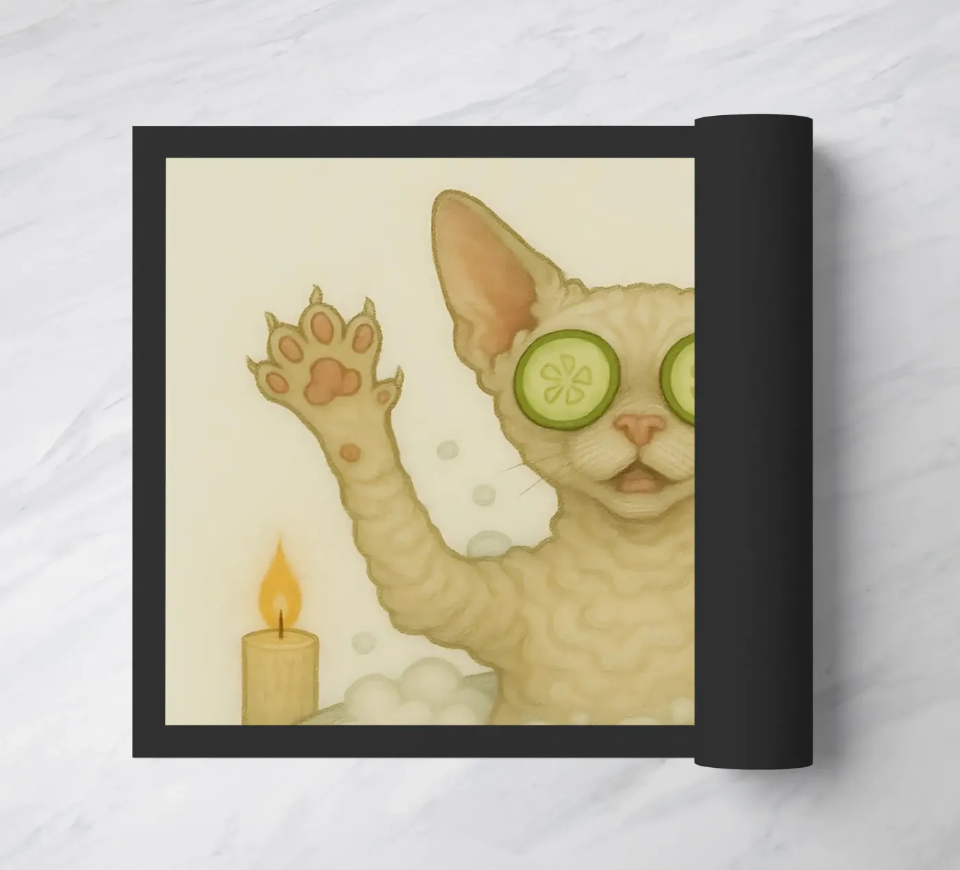 Meme divertente Devon Rex zerbino da Funny Humor Art