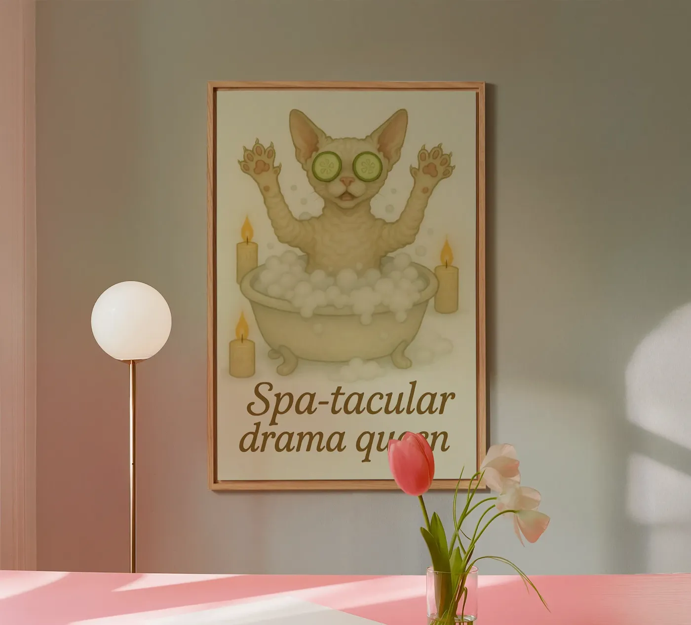 Meme divertente Devon Rex pannello forex da Funny Humor Art
