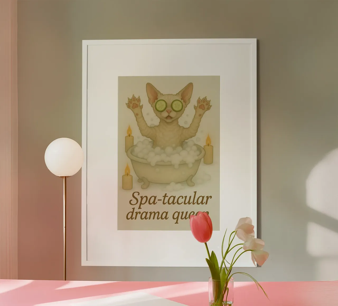 Funny Devon Rex Meme hahnemühle by Funny Humor Art