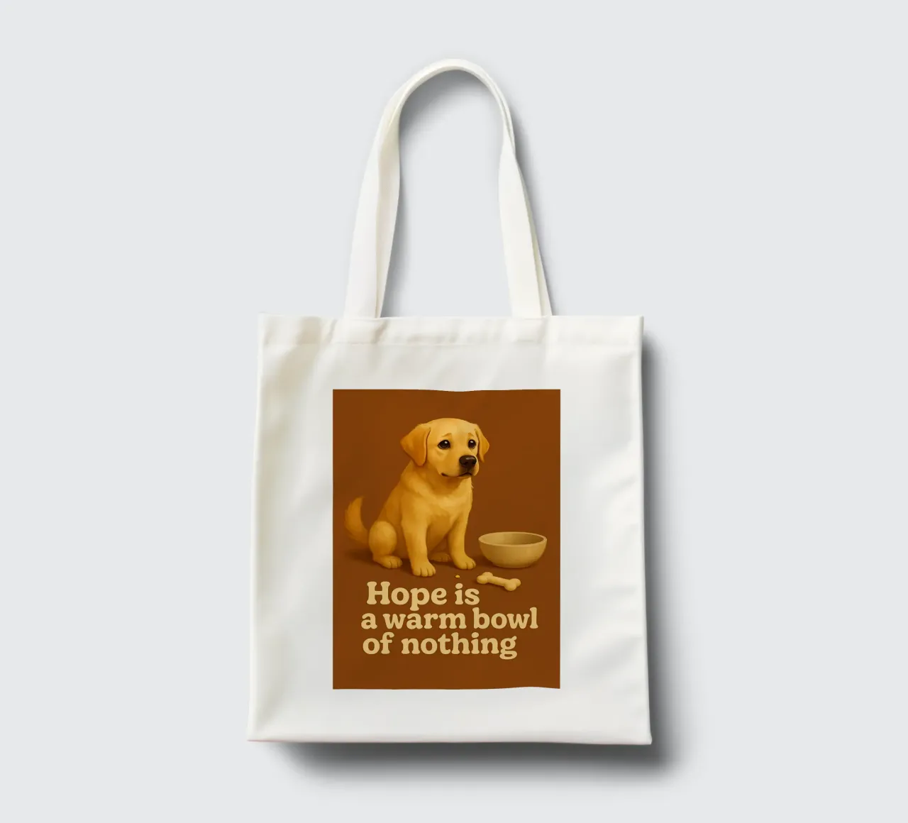 Funny Labrador Retriever Meme tote bag by Funny Humor Art