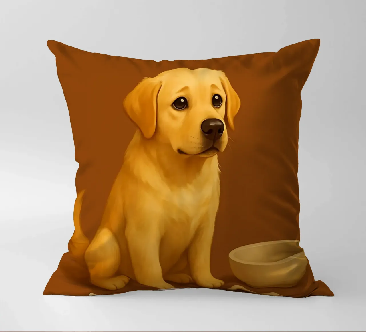 Meme divertente sul Labrador Retriever cuscino da Funny Humor Art