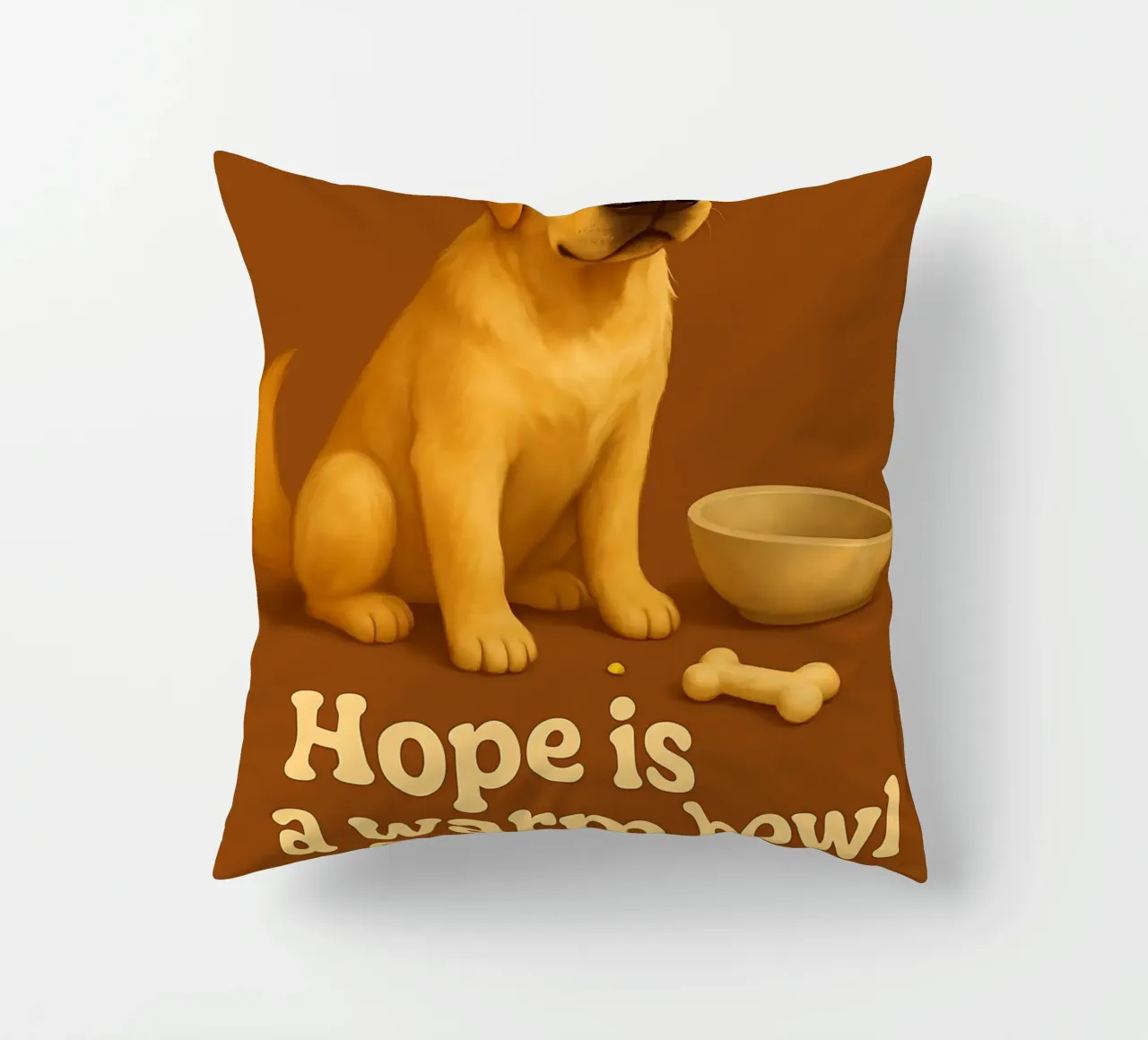 Meme divertente sul Labrador Retriever cuscino da Funny Humor Art