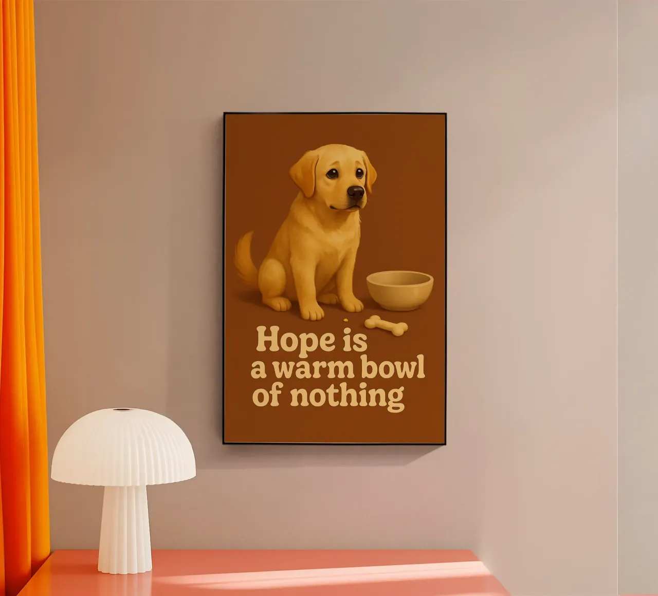 Funny Labrador Retriever Meme acrylic glass by Funny Humor Art