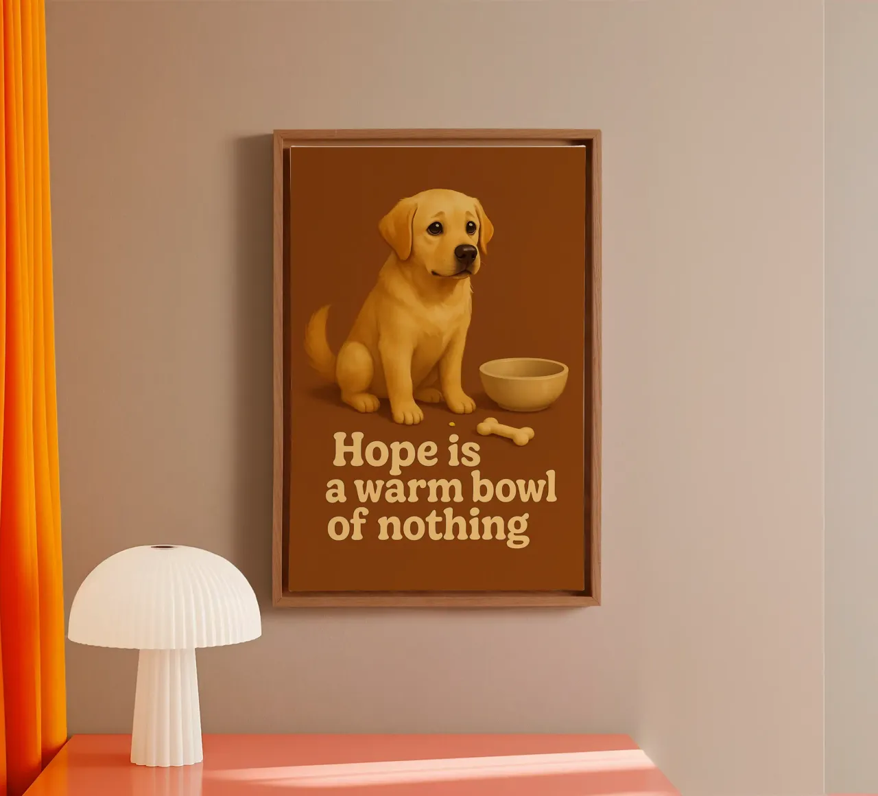 Funny Labrador Retriever Meme canvas by Funny Humor Art