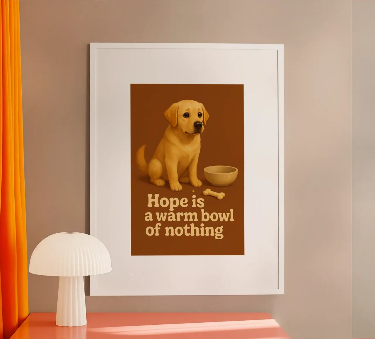 Funny Labrador Retriever Meme hahnemühle by Funny Humor Art