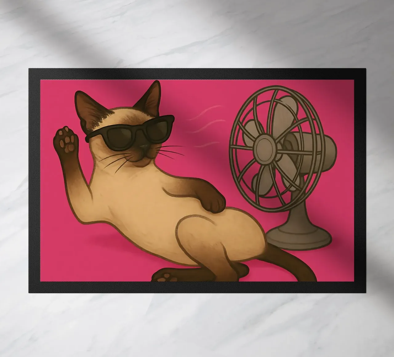 Funny Siamese Cat Meme zerbino da Funny Humor Art
