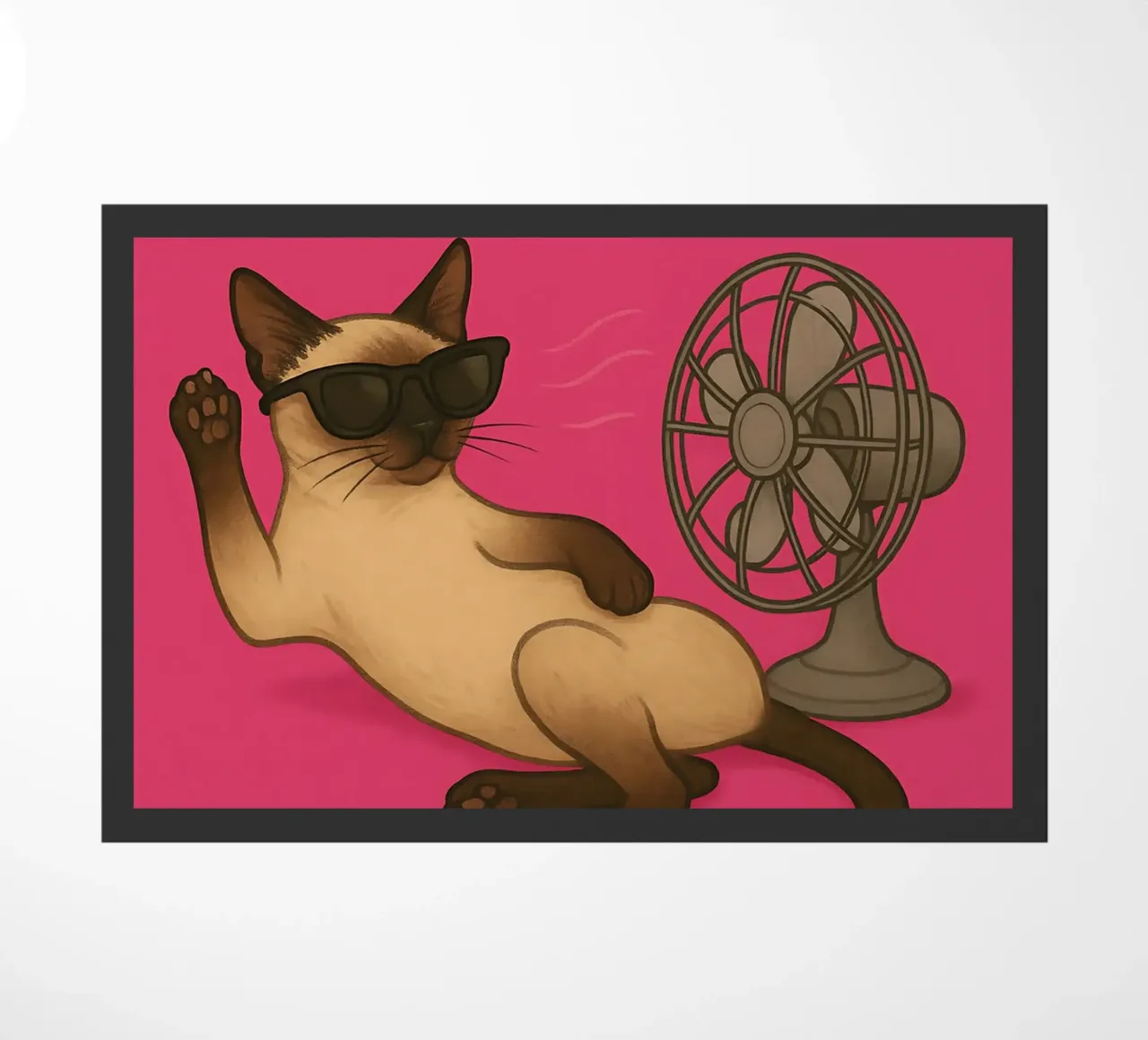 Funny Siamese Cat Meme zerbino da Funny Humor Art