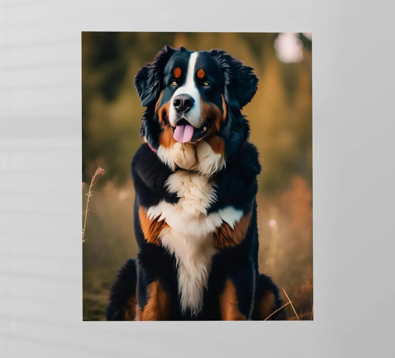 Beautiful Bernese Mountain Dog #96 backlit film by Yumis.Beargang.and.Me