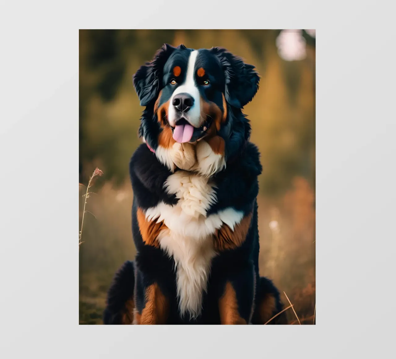 Beautiful Bernese Mountain Dog #96 backlit film by Yumis.Beargang.and.Me