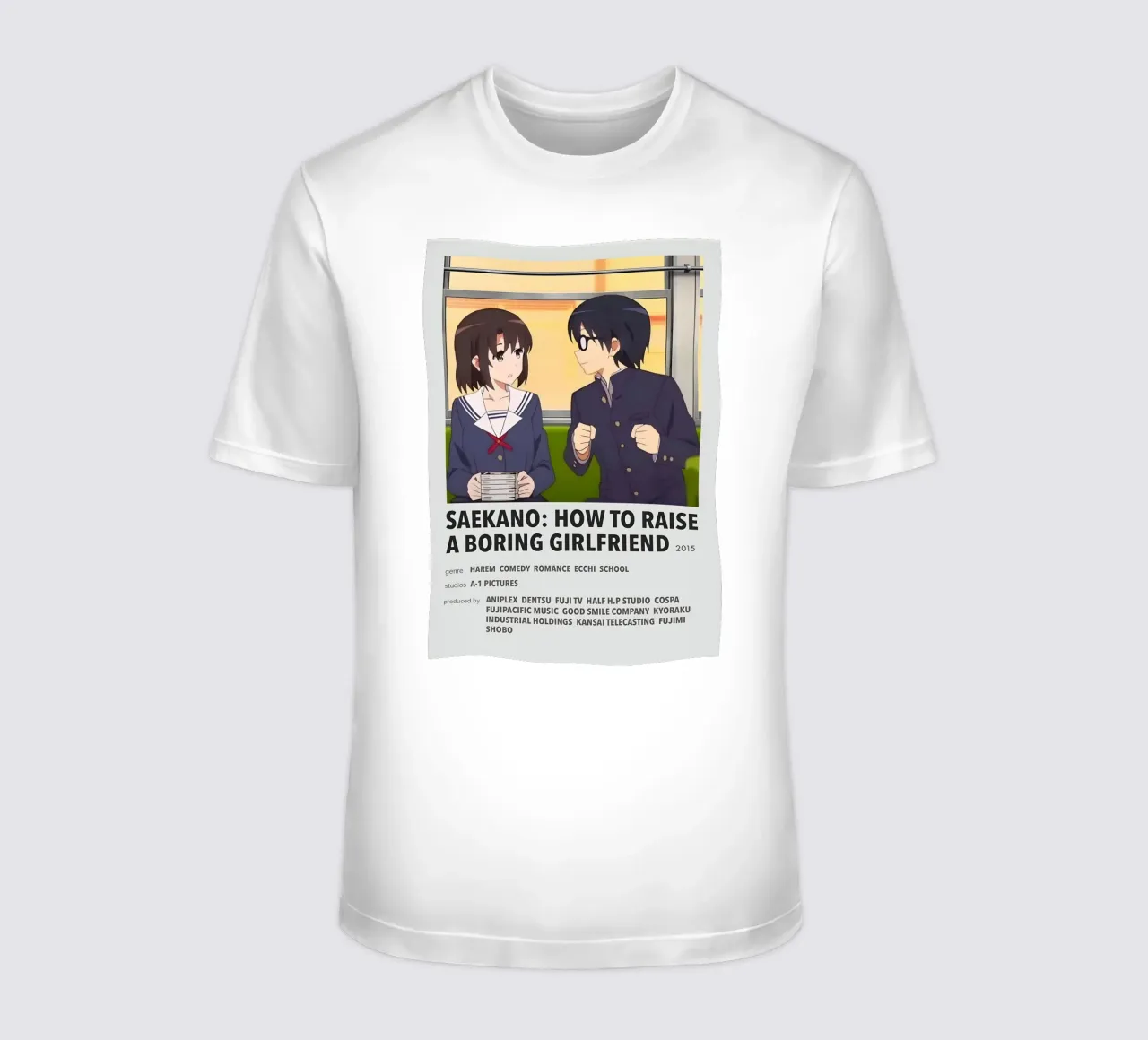 SAEKANO HOW TO RAISE A BORING GIRLFRIEND 2015 T-Shirt von Totoya