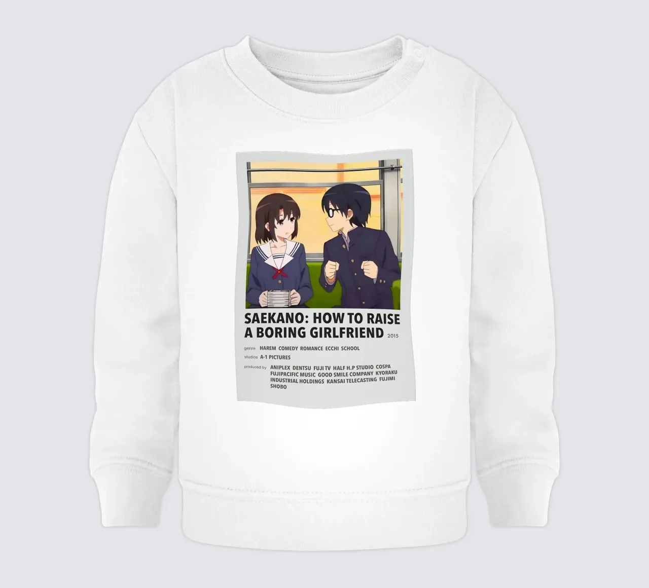 SAEKANO HOW TO RAISE A BORING GIRLFRIEND 2015 felpa neonato da Totoya