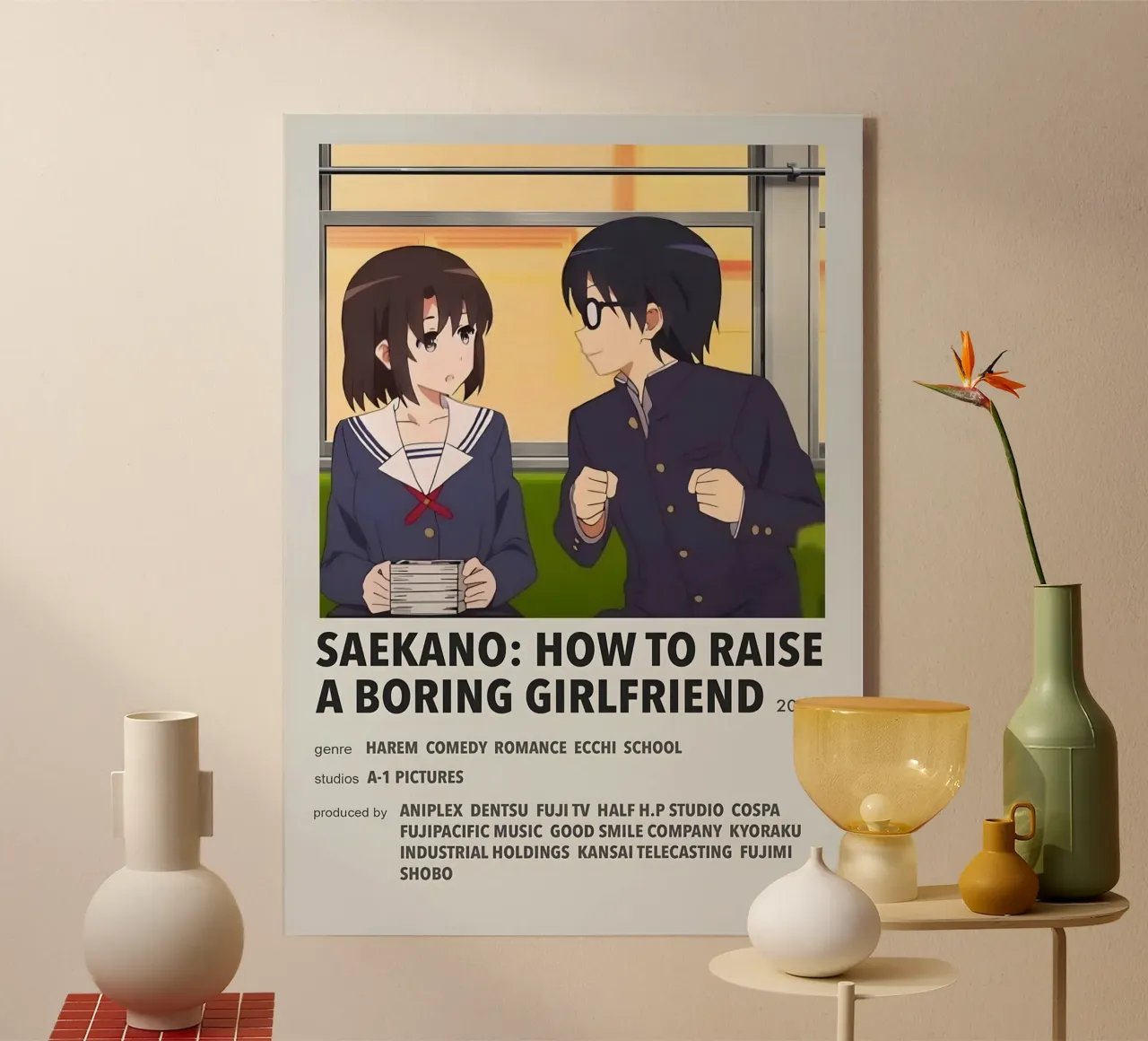 SAEKANO HOW TO RAISE A BORING GIRLFRIEND 2015 plexiglass da Totoya