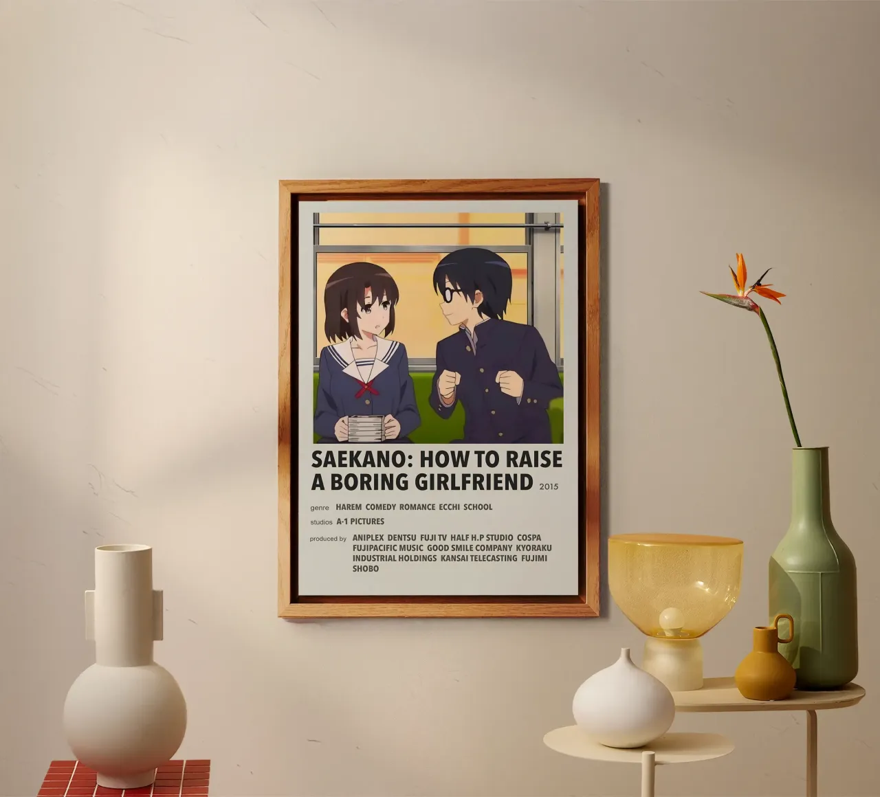 SAEKANO HOW TO RAISE A BORING GIRLFRIEND 2015 alluminio dibond da Totoya
