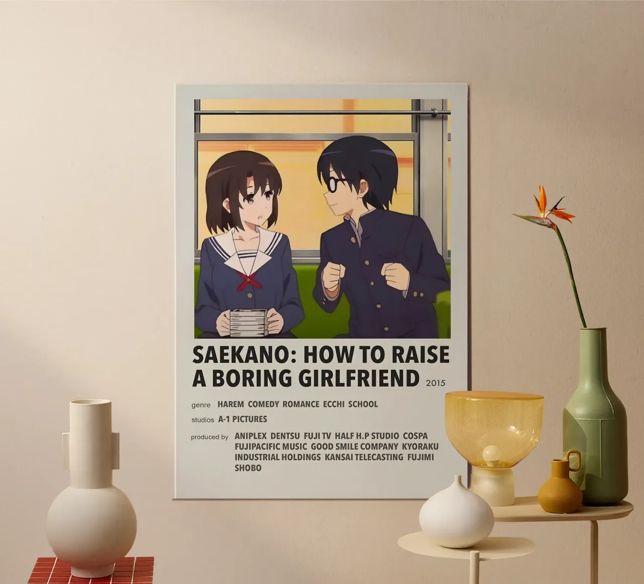 SAEKANO HOW TO RAISE A BORING GIRLFRIEND 2015 alluminio dibond da Totoya