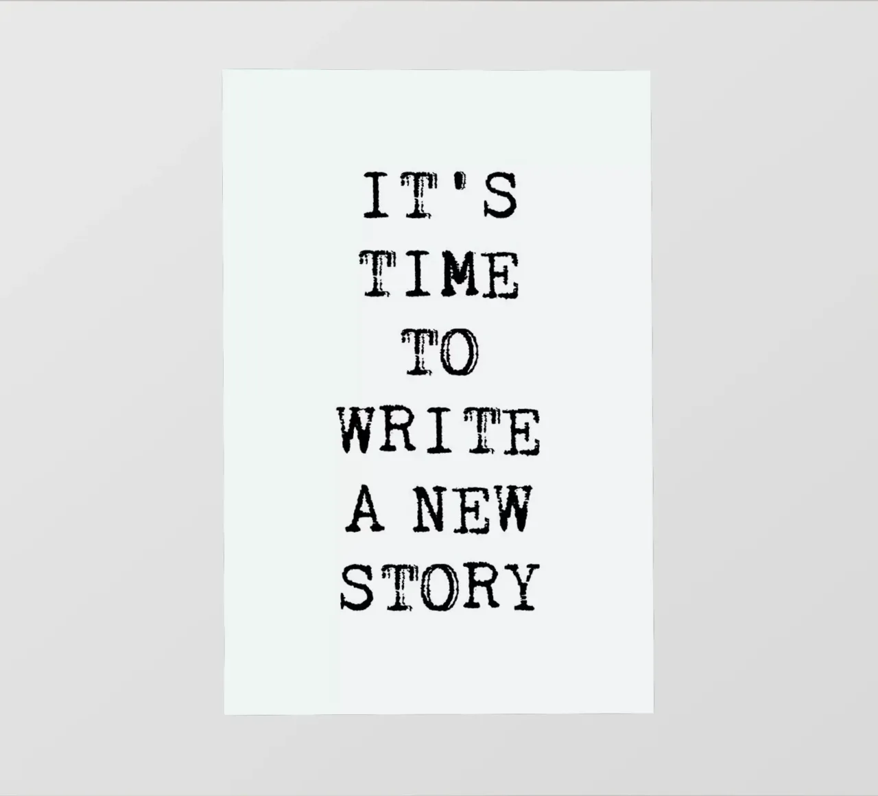 Write a New Story pellicola backlit da Studio One