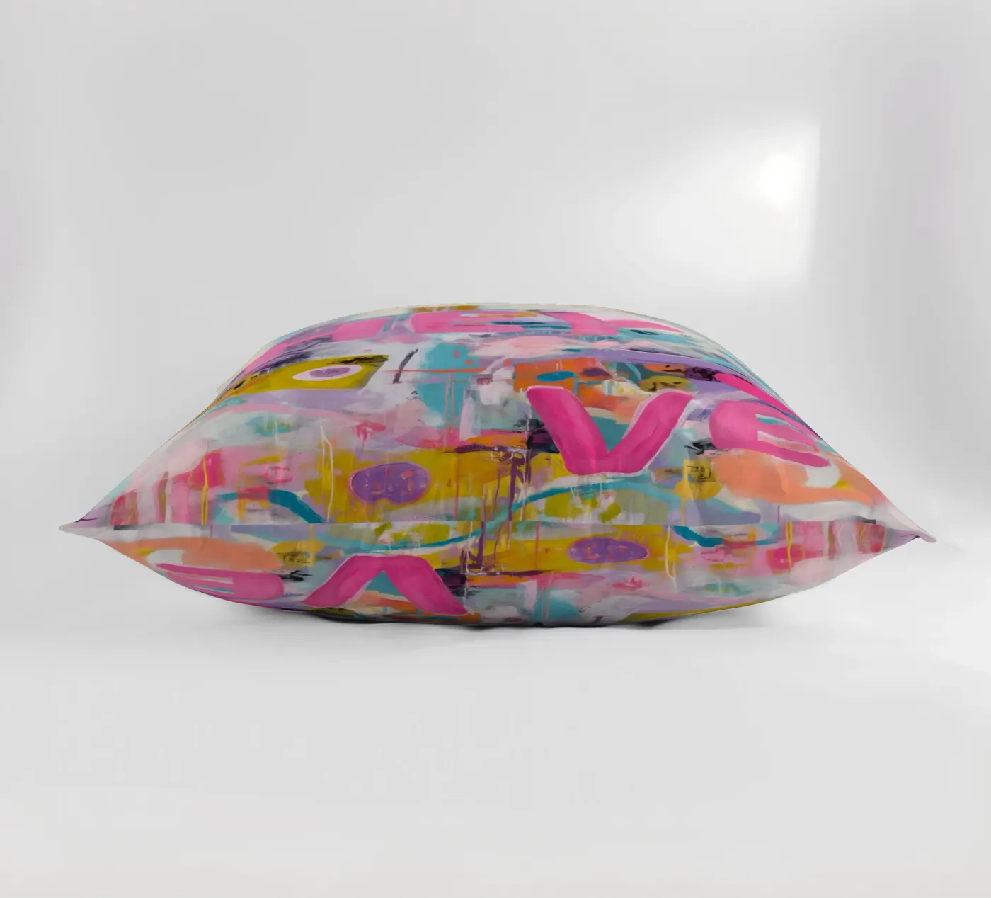 Popart Hey Love cuscino da Carinaprint