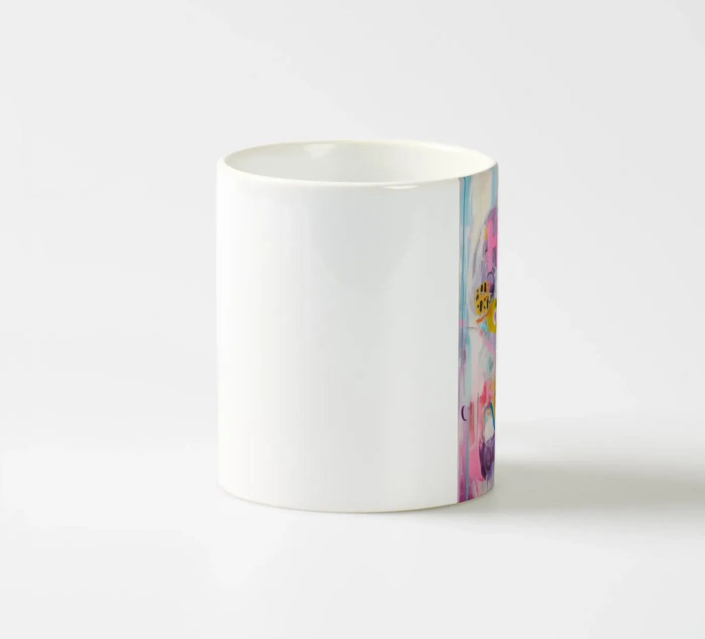 Popart Hey Love Keramik Tasse von Carinaprint
