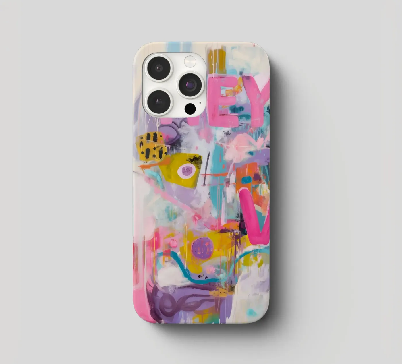 Popart Hey Love cover iphone da Carinaprint