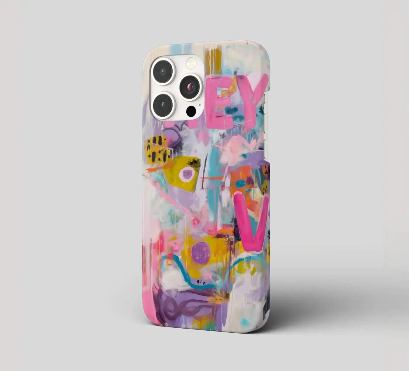 Popart Hey Love cover iphone da Carinaprint