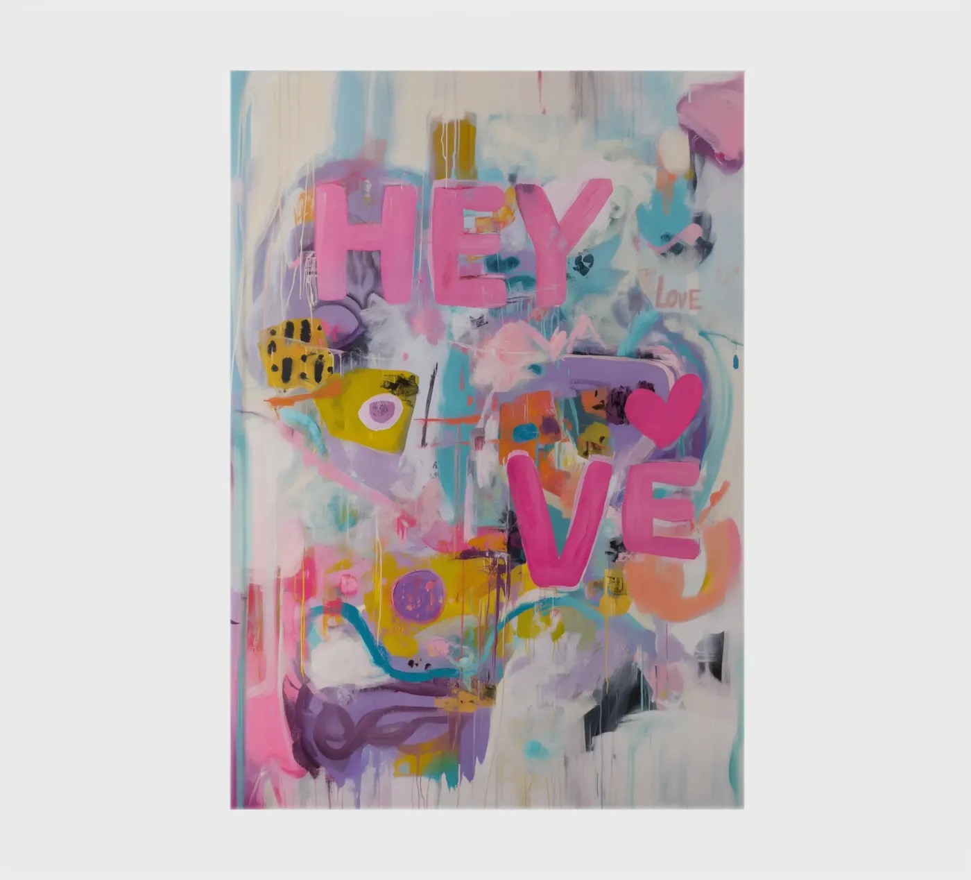 Popart Hey Love quaderno da Carinaprint